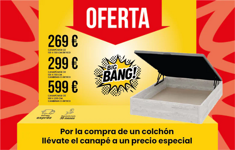 canapé abatible con colchón en Mallorca