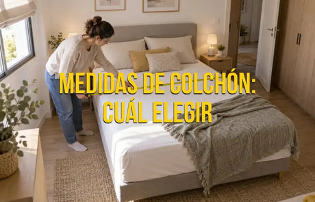 Guía de medidas de colchón: cuál elegir según el espacio y quién va a dormir