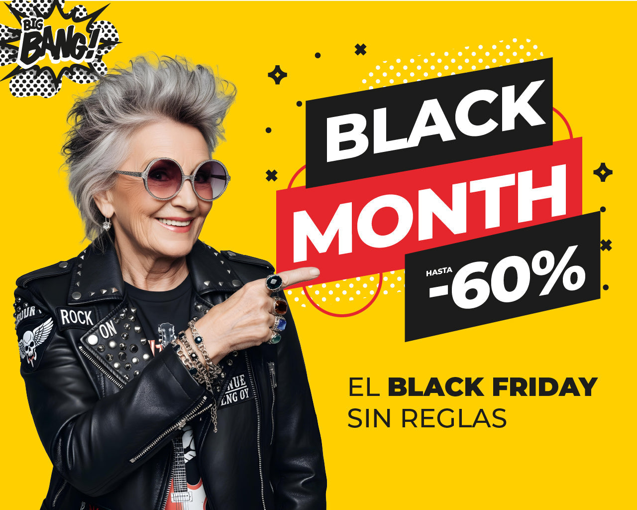 Black Month en Big Bang Outlet. Hasta un 60% de descuento
