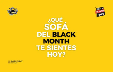 ¿Qué sofá te sientes hoy? Descúbrelo en el Black Month de Big Bang Outlet